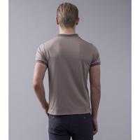 Kingsland Onyx Mens Pique Polo - Beige Cinder